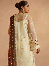 Nayab By Myeesha Embroidered Net Unstitched 3 Piece Suit - MY23NF 03 DUR-E-NAJAF